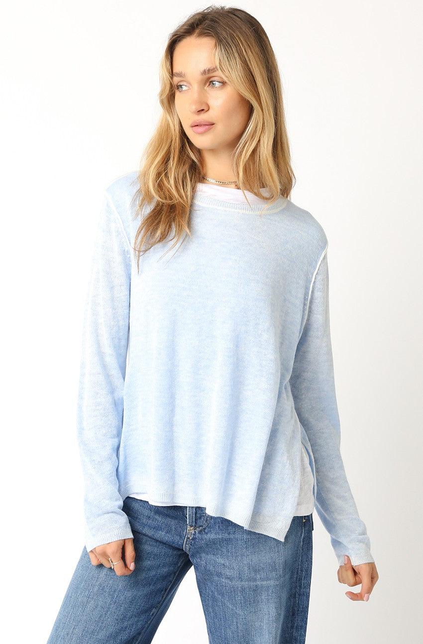 Megan Double Layer Illusion Sweater Top
