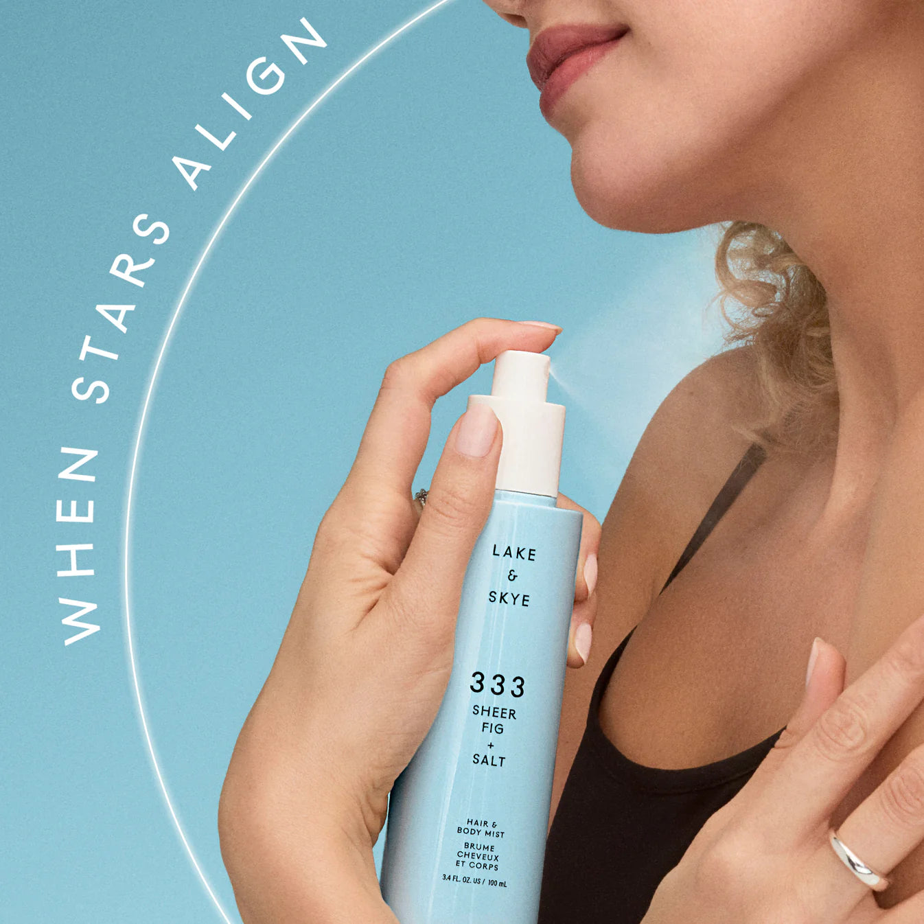 333 Sheer Fig + Salt Hair and Body Mist