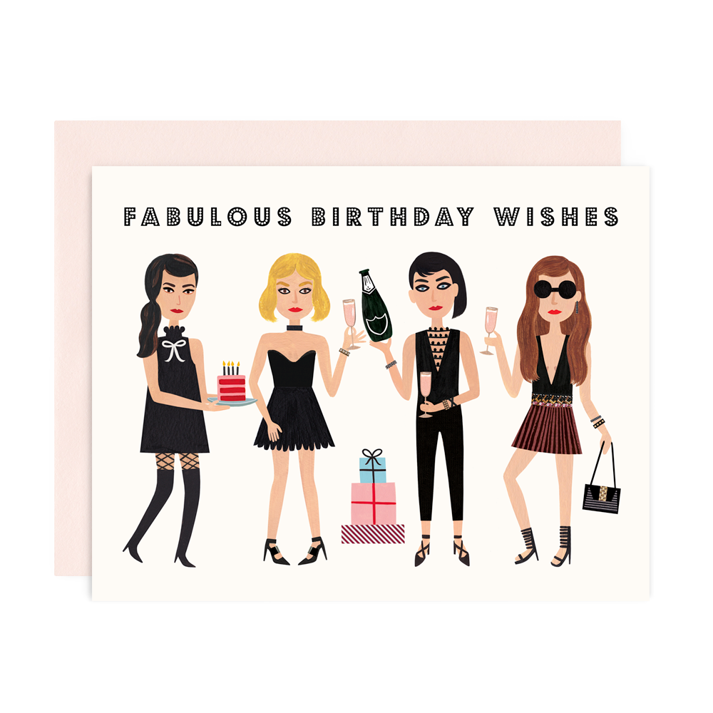Fabulous Birthday Wishes Greeting Card