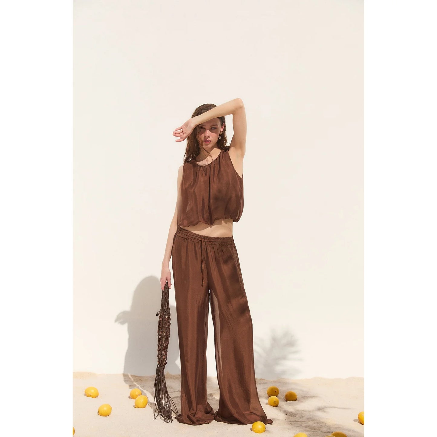 Strada Top in Chocolate