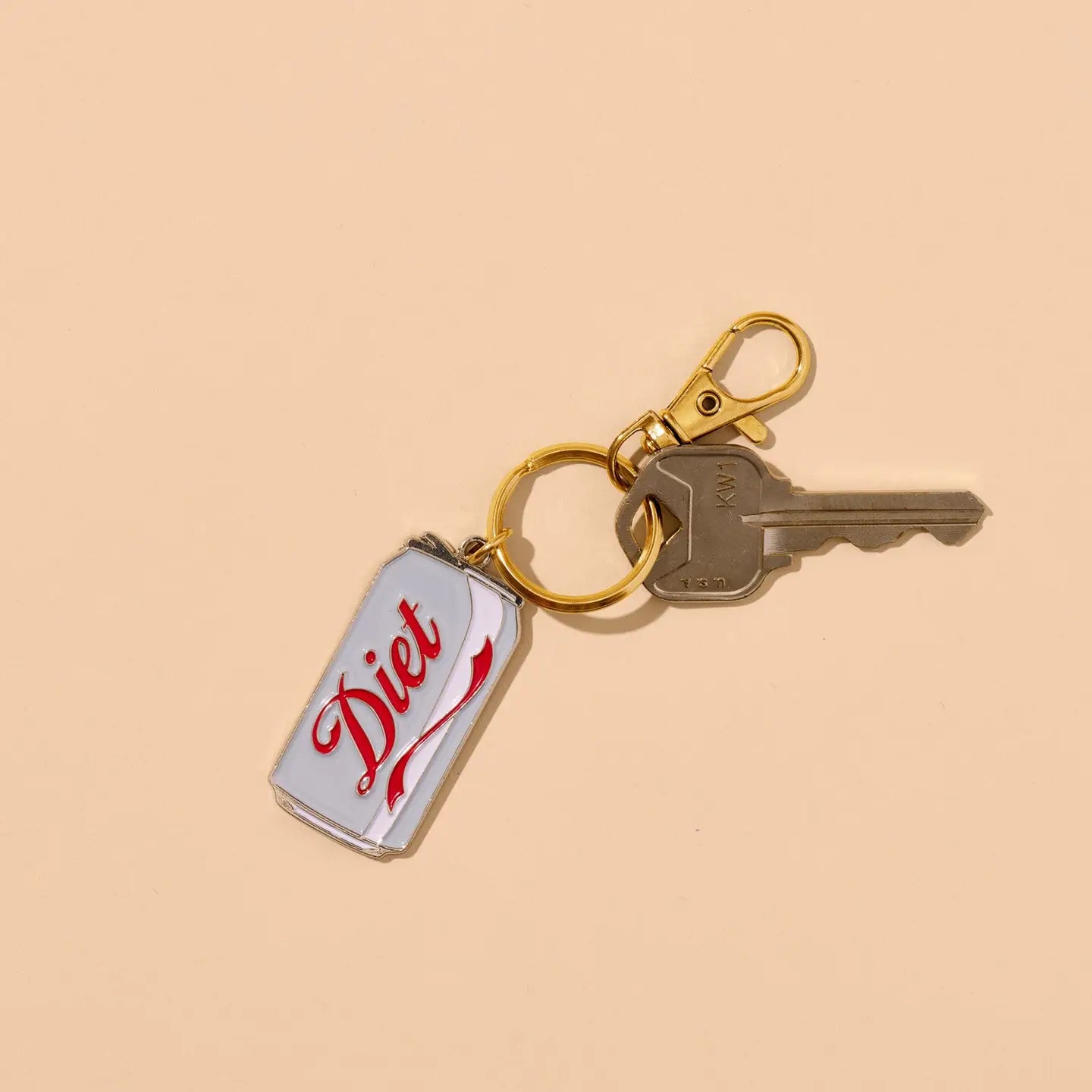 Diet Soda Enamel Keychain & Bag Charm