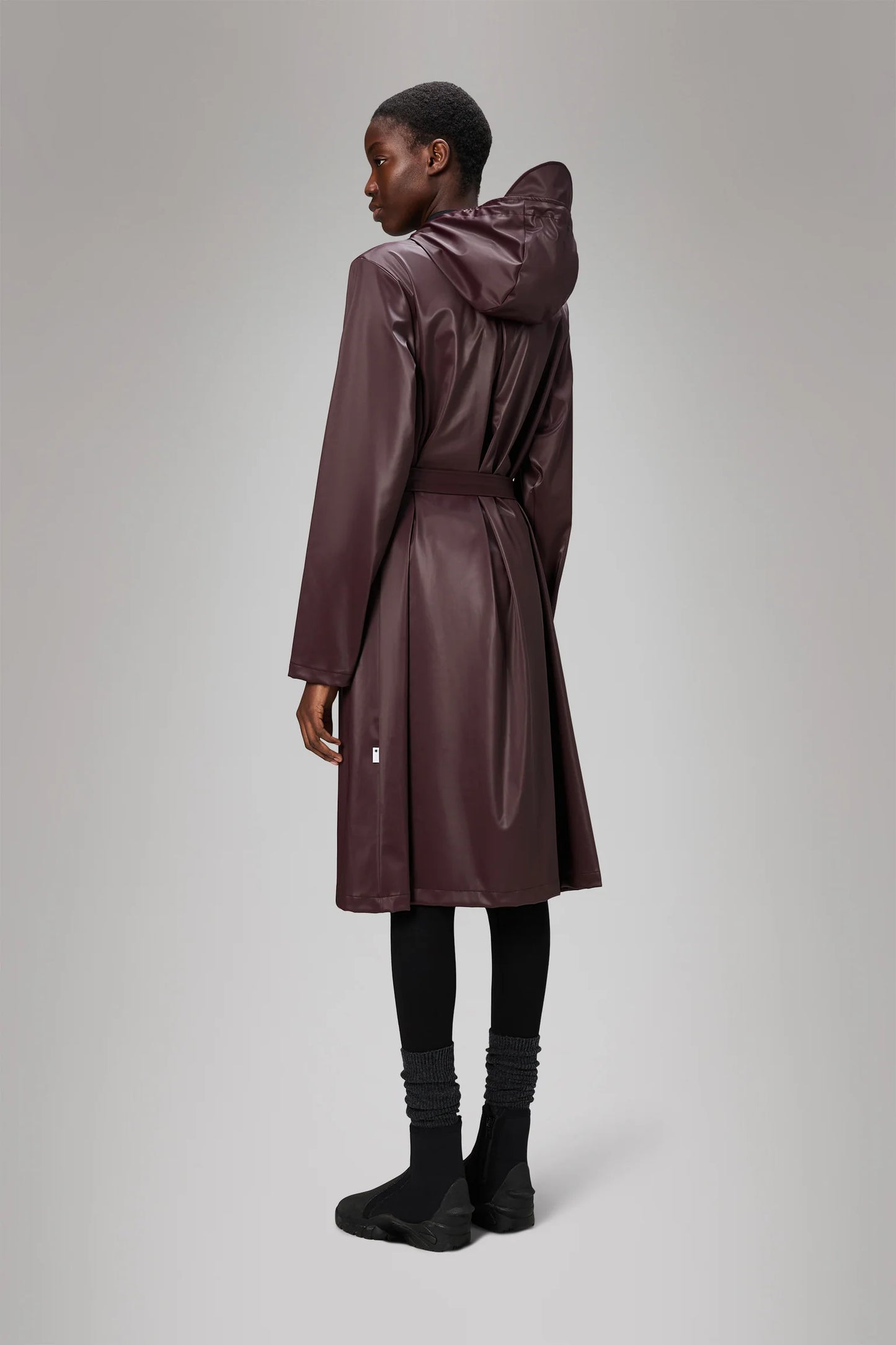 Wine A-Line Longer W Jacket