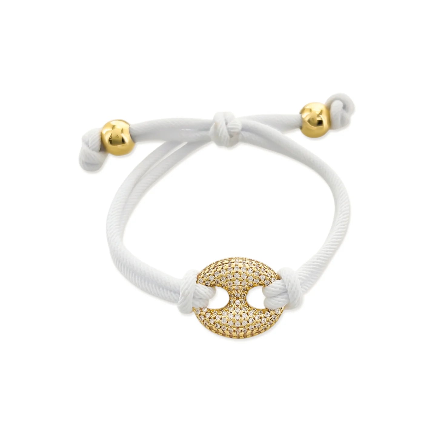 CZ Rope Mariner Bracelet