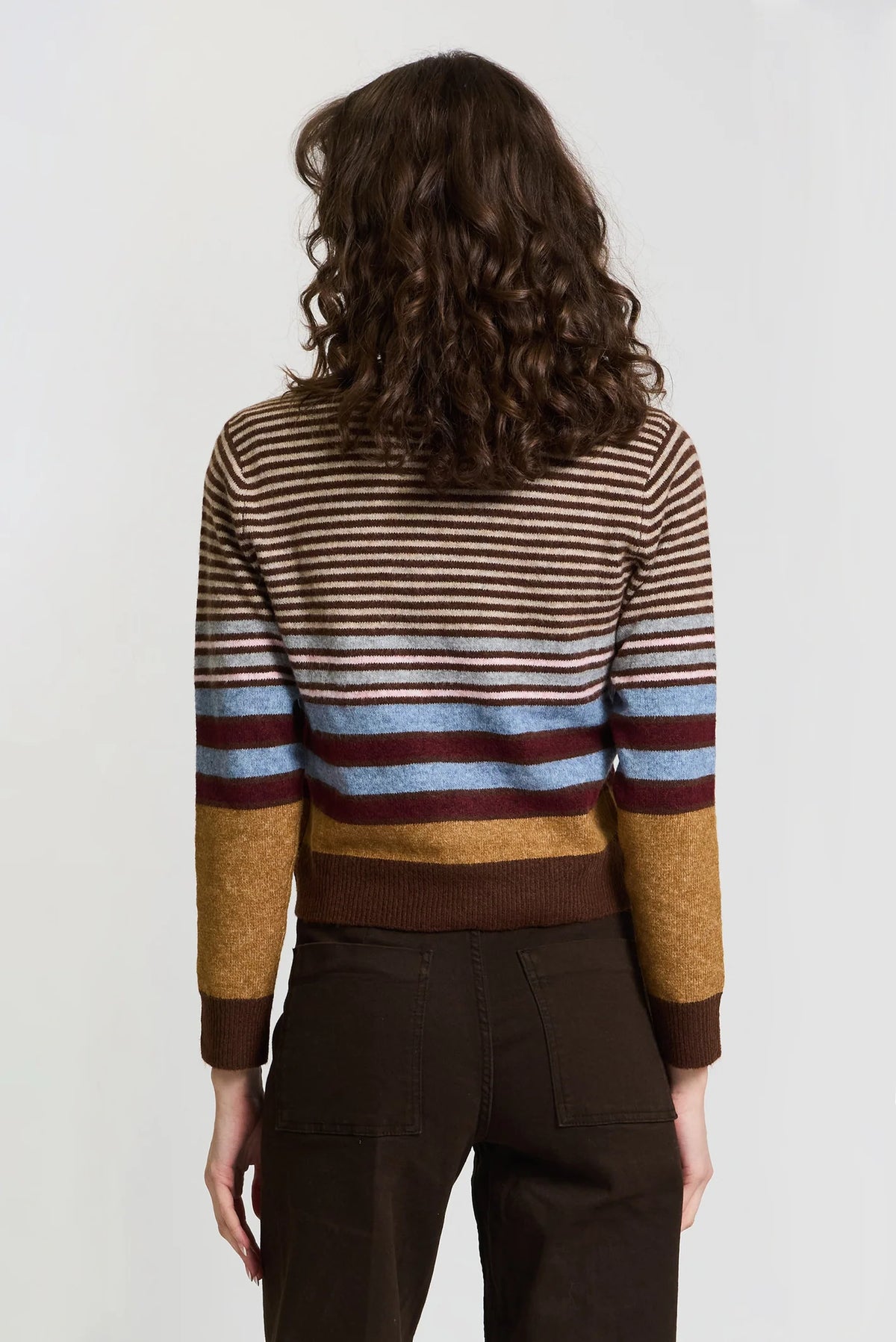 Teagen Striped Robbie Cardigan
