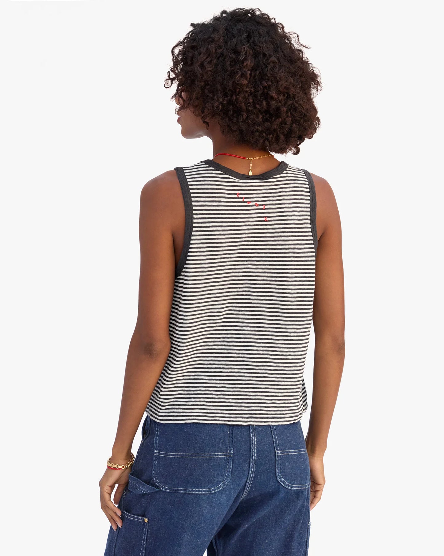 Camp Fit Tank Black/Cream