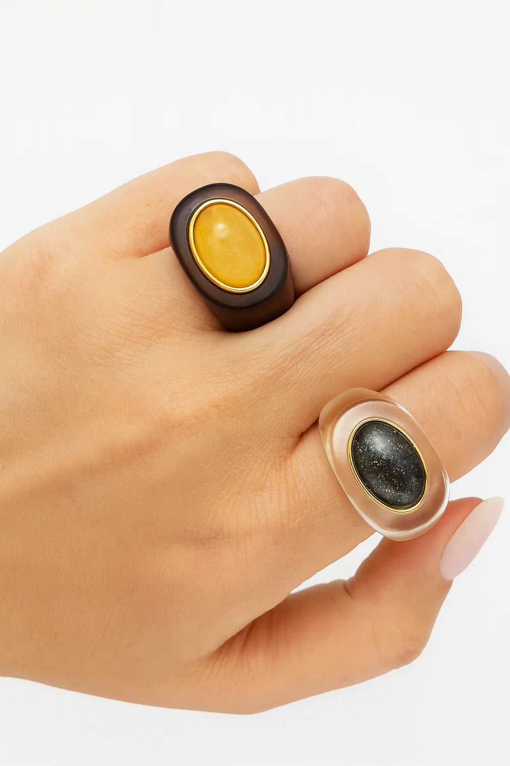 Katy Acrylic Ring Clear