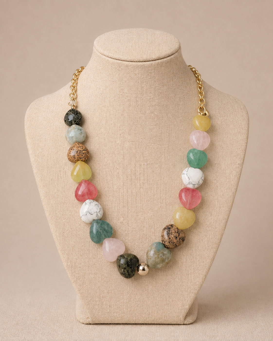 Stone Cold Heart Necklace