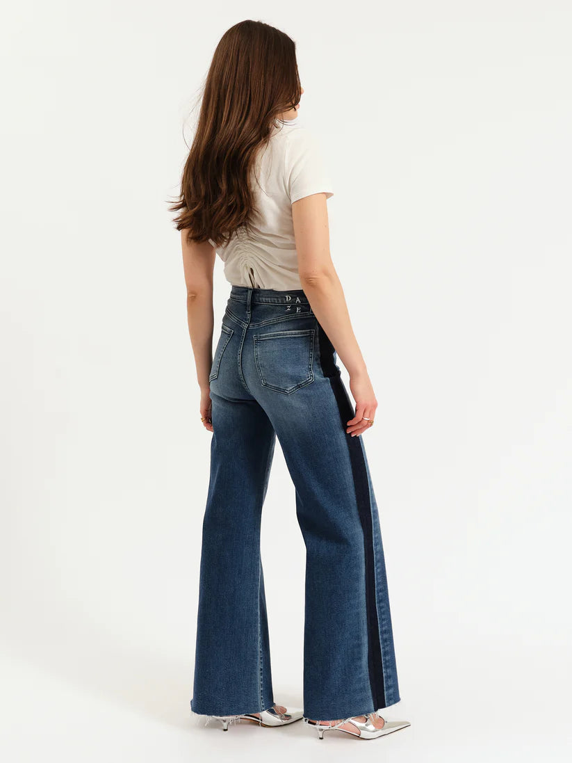 Far Out High Rise Wide in Tuxedo