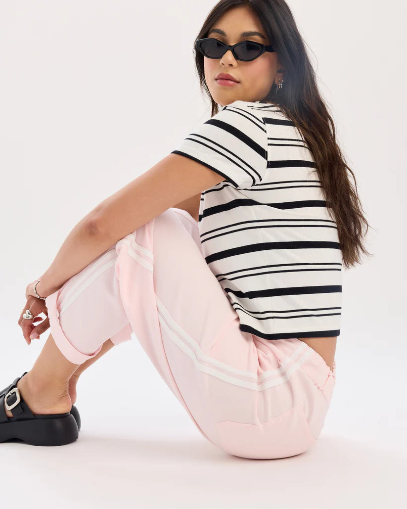Villa Drawstring Pant Petal