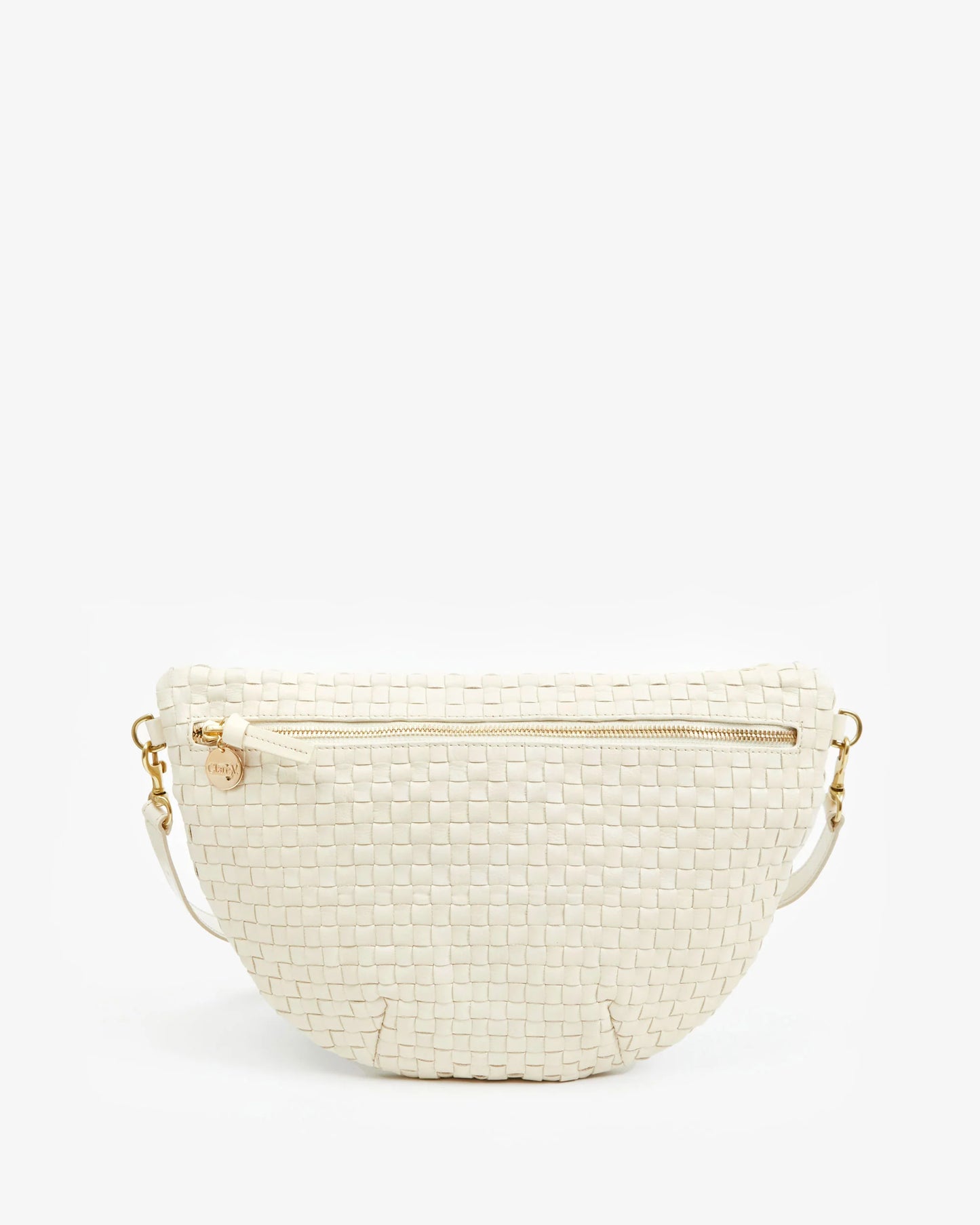 Grande Fanny Cream Woven Checker