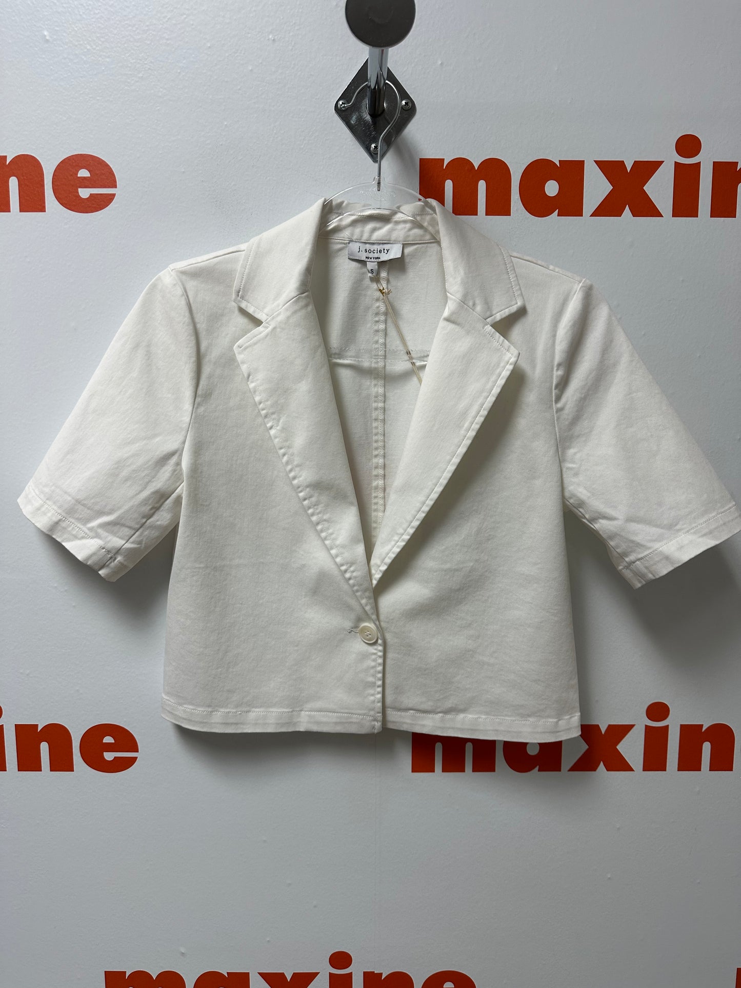 The Capri Crop Blazer White