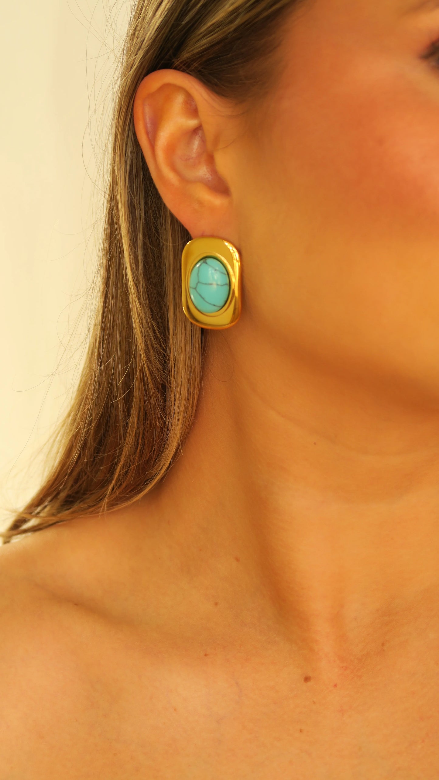 Naomi Earrings- Turquoise