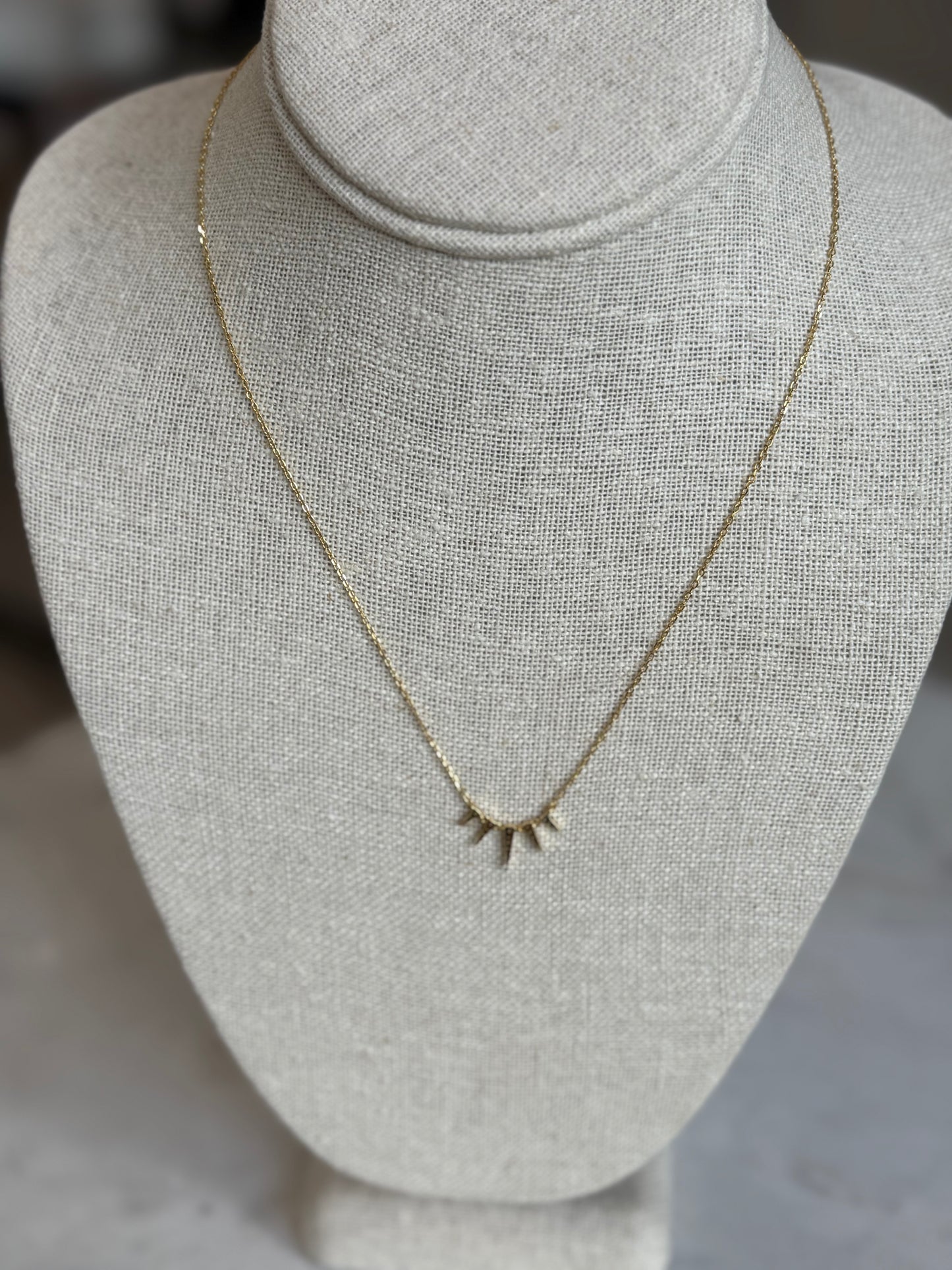 Delicate Spike Necklace