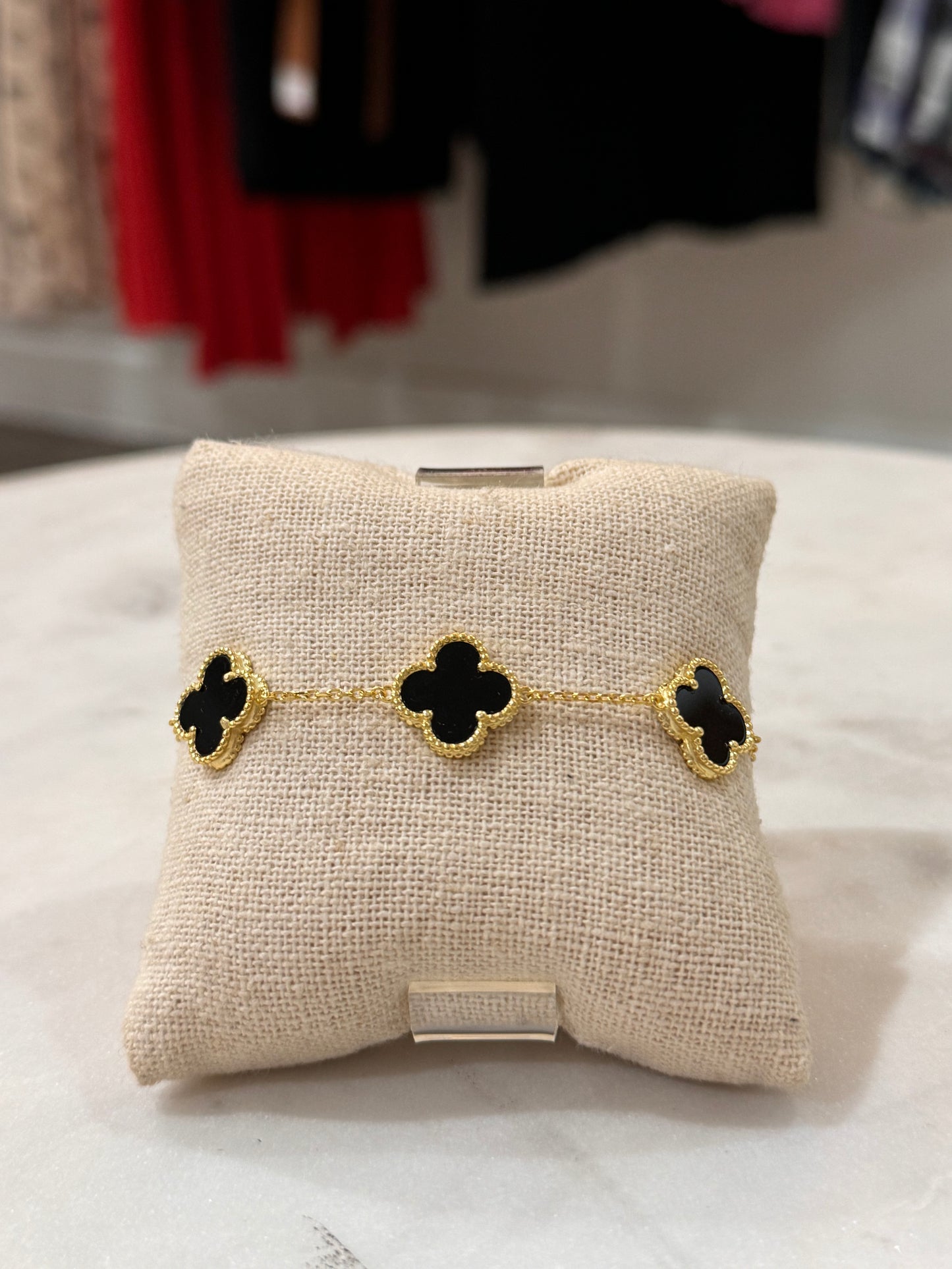 Ali Five Clover Gold Bracelet