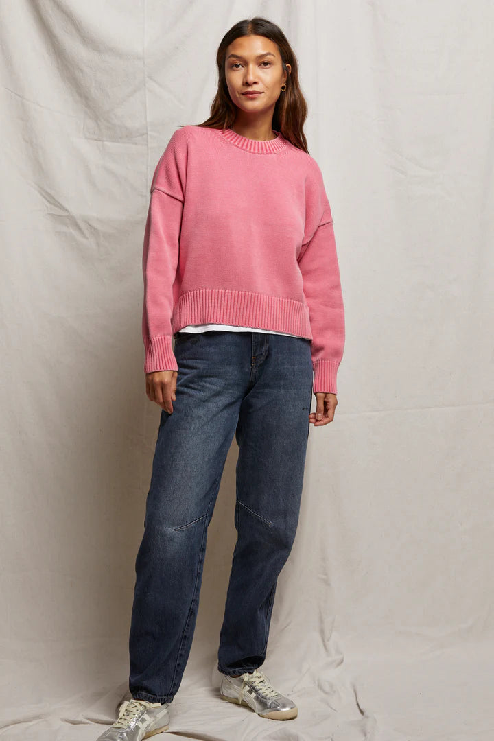 Janet Pink Bloom Sweater