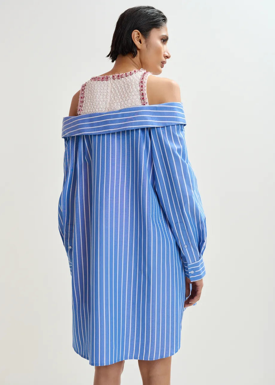 Jori Embellished Shirt Dress