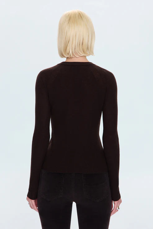 Juno Feather Weight Sweater - Mocha