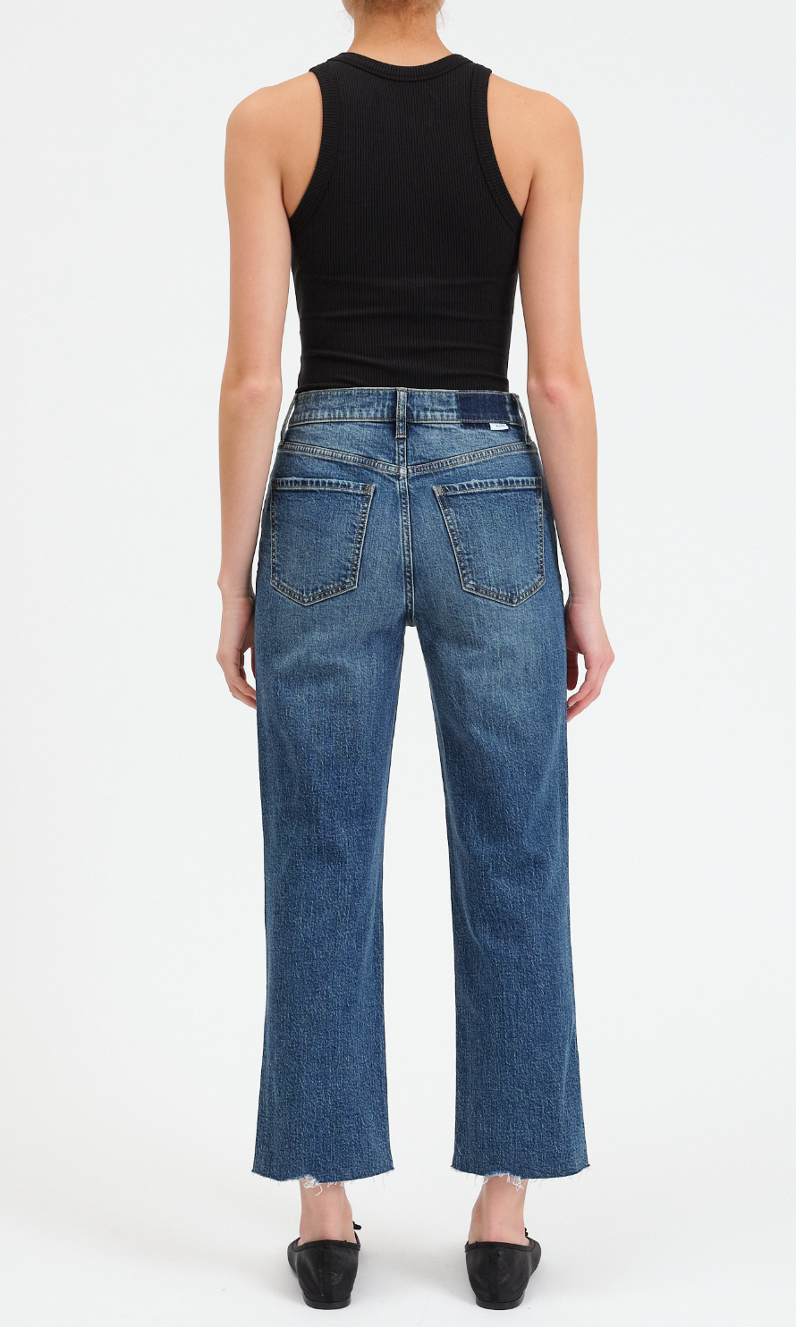 Sundaze Crop High Rise Vintage Straight Crop