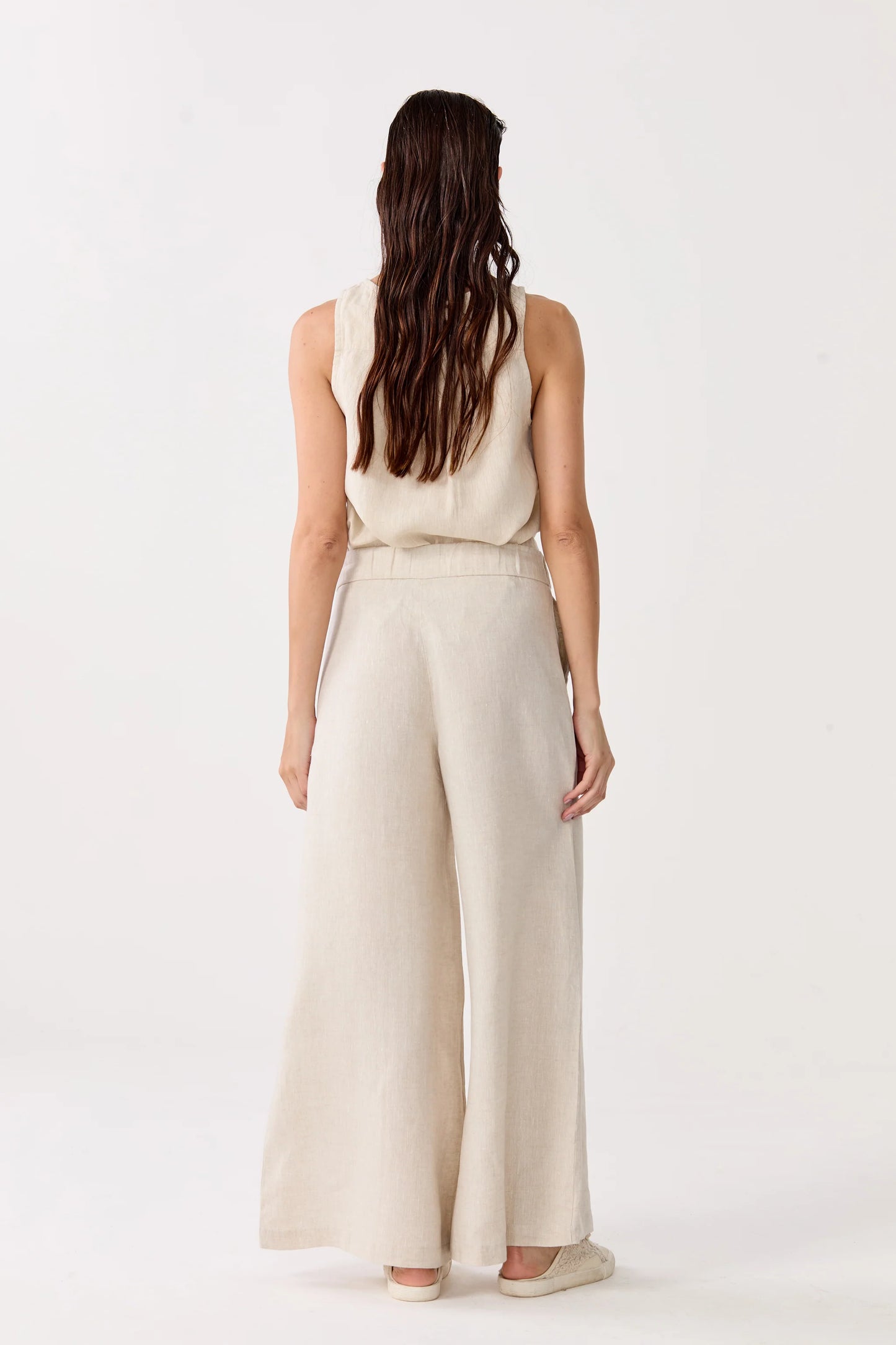 Yves Linen Top Natural