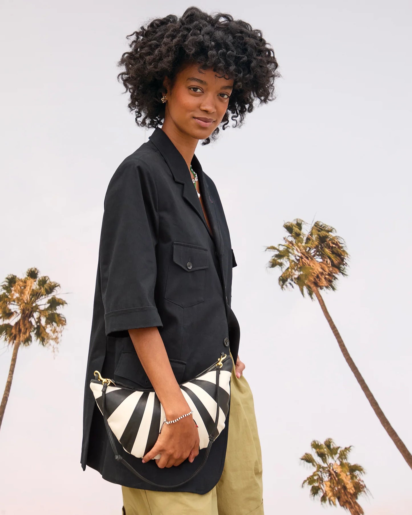 Lune Black/Cream Sunburst
