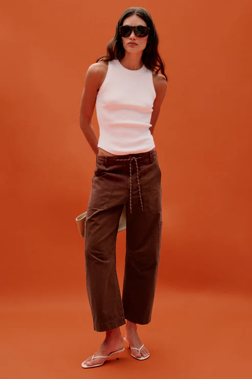 Sabrina Curved Utility Pant - Lindt