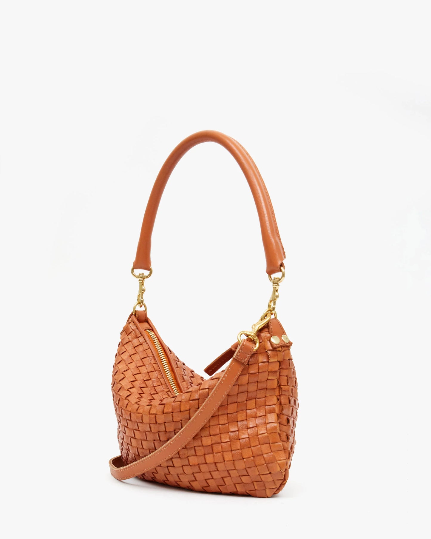 Petit Moyen Natural Woven Checker