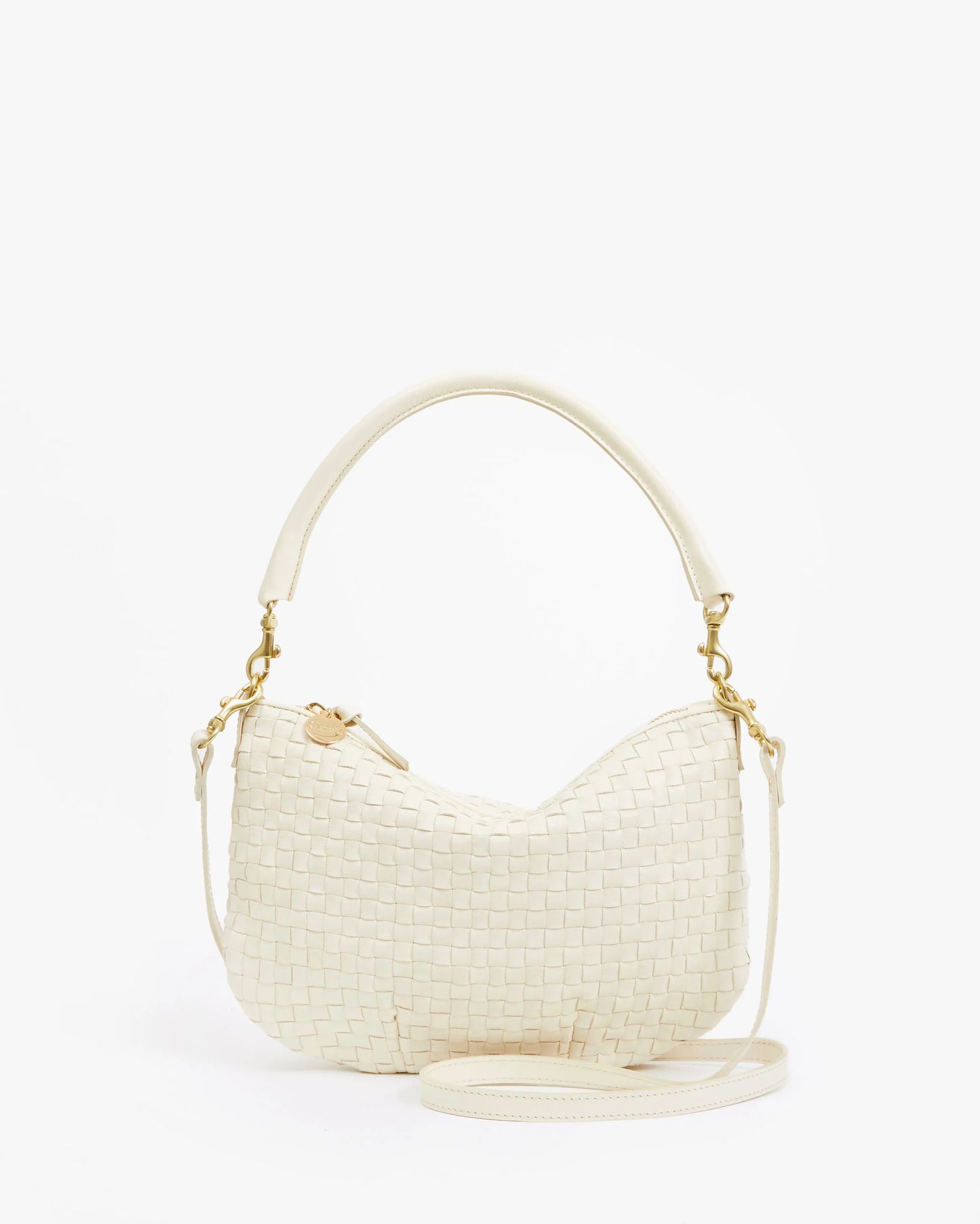 Petite Moyen Cream Woven Checker