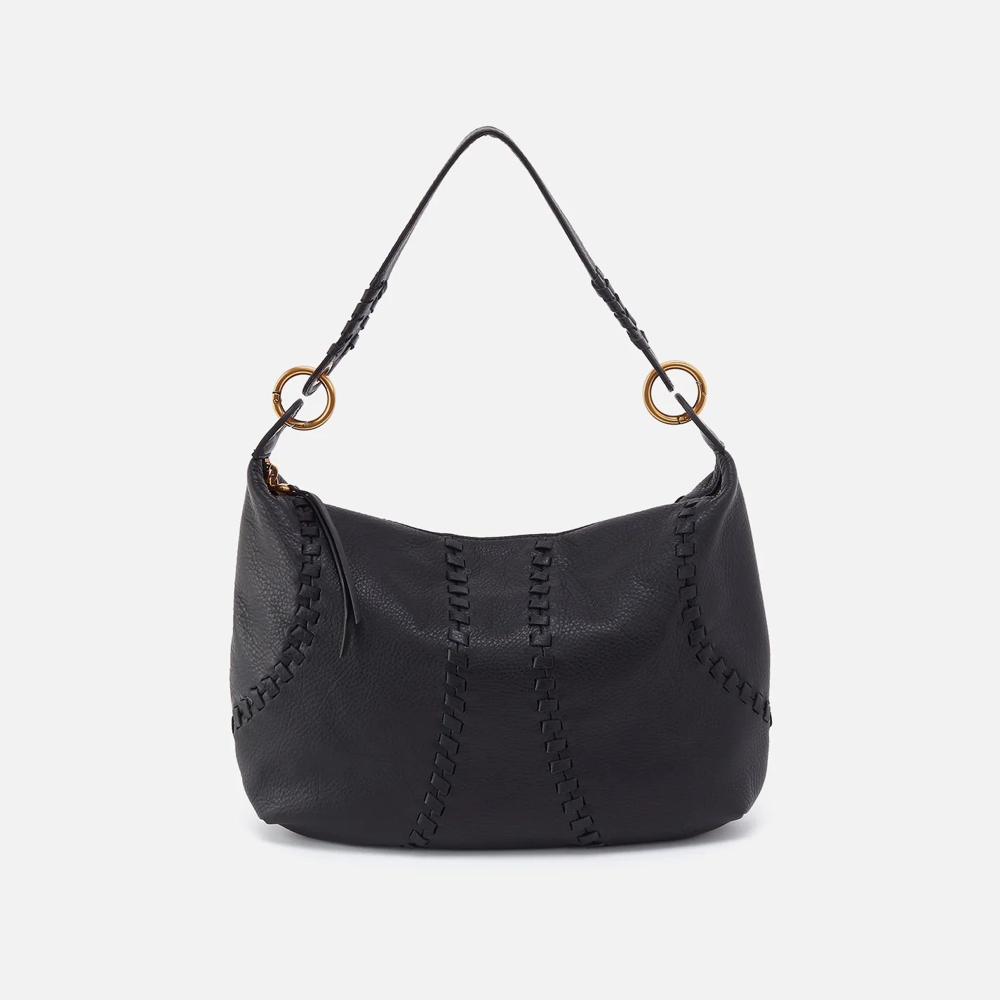 Opal Pebbled Leather Shoulder Bag