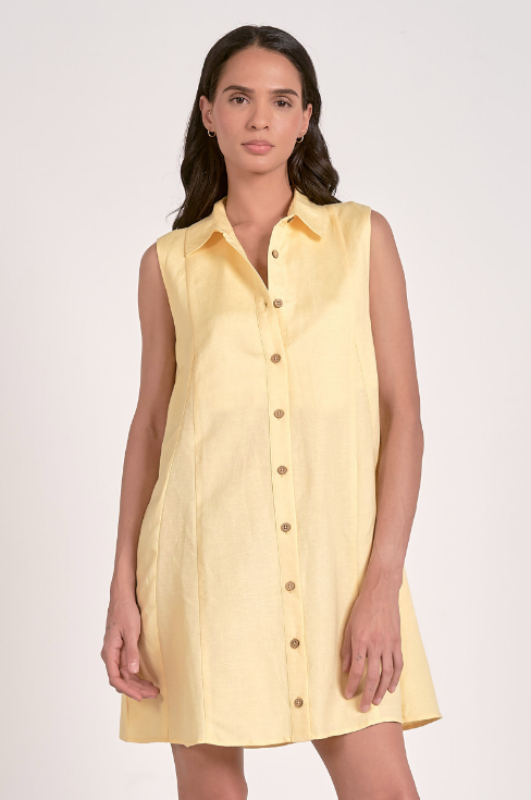 Daffodil Linen Dress