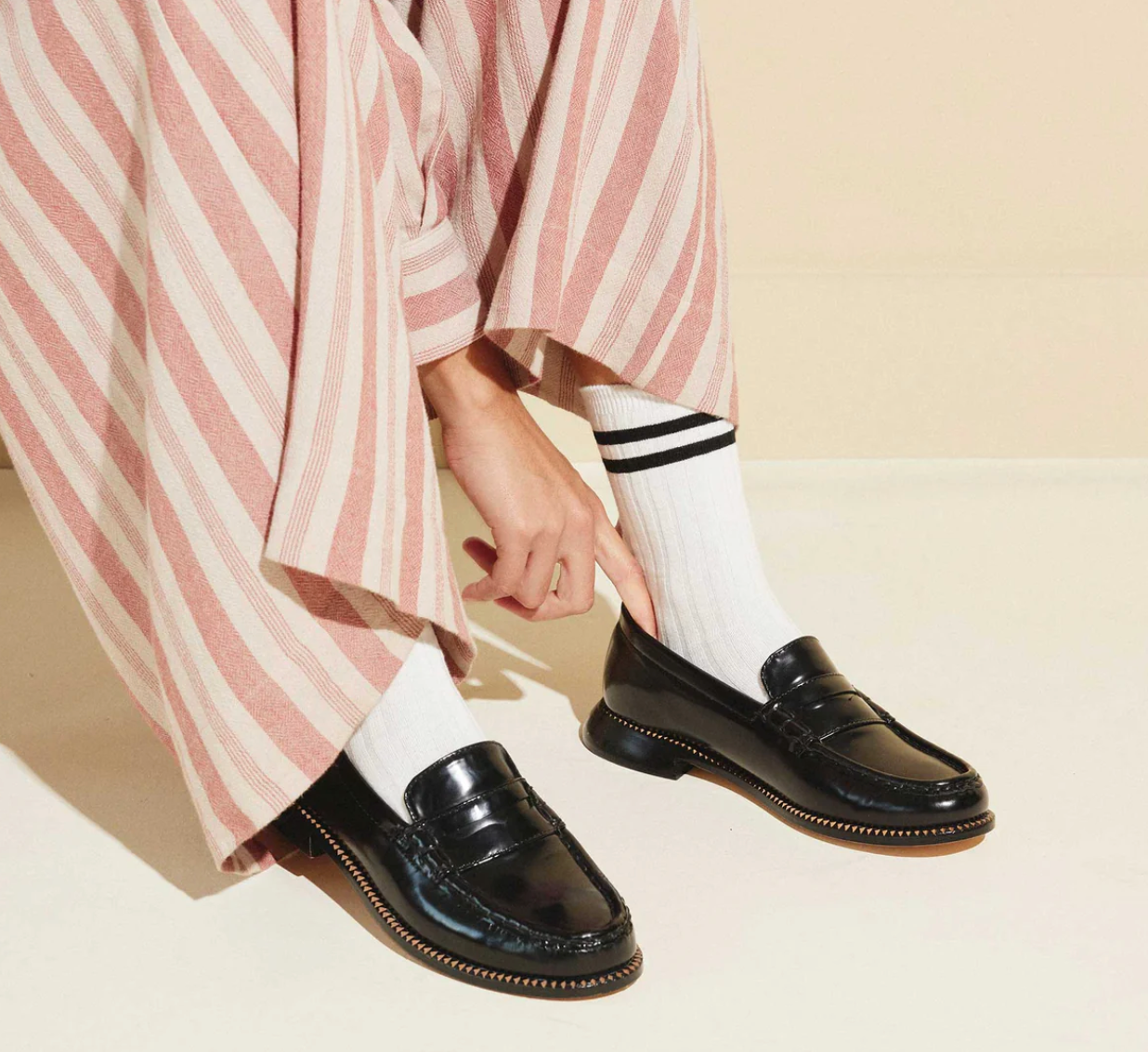 Elba Penny Loafer Black