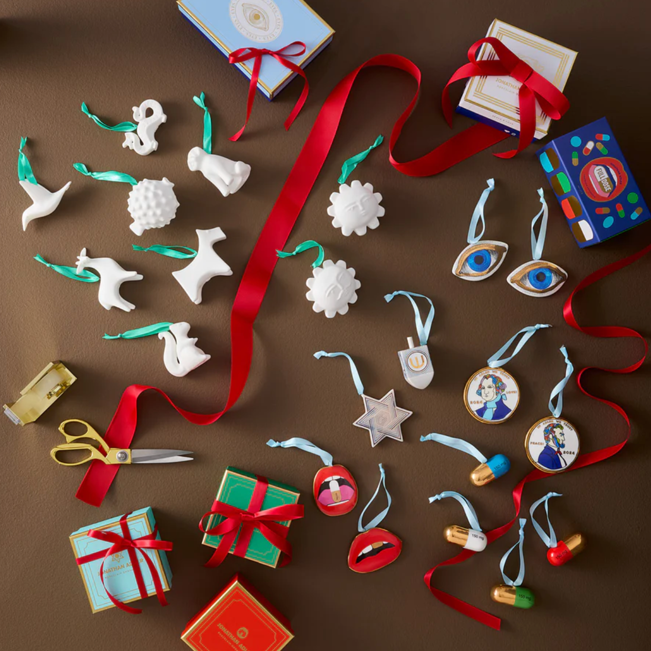Lips Bling Ornament