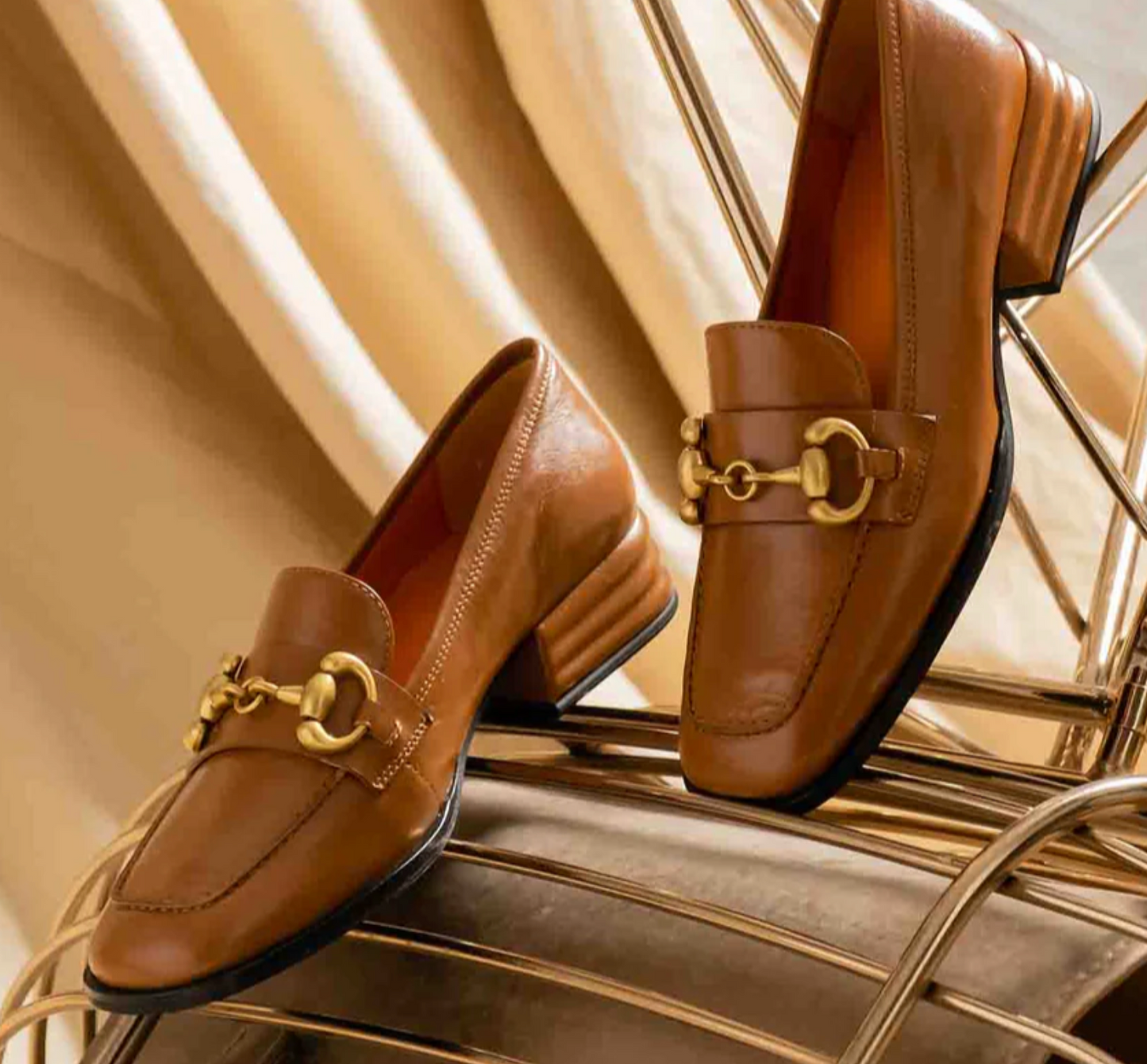 Saint Jenny Distressed Leather Handcrafted Moccasins