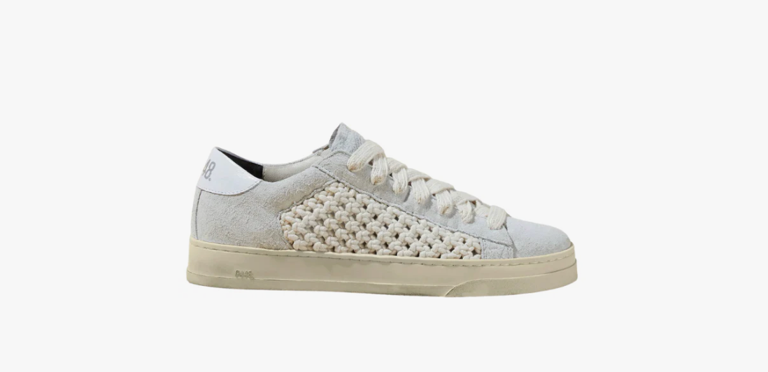 P448 Jack Sneaker - Ecru Macrame