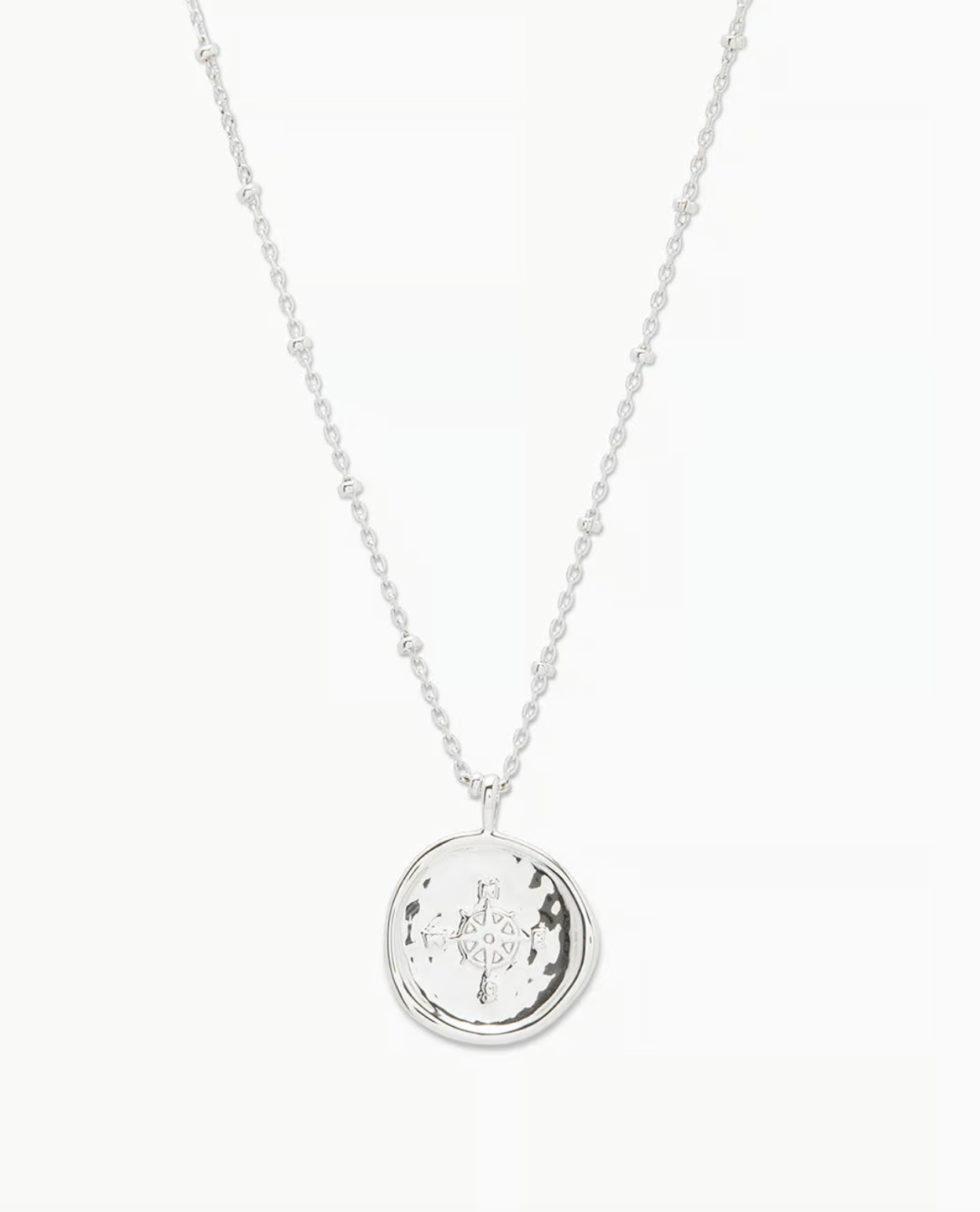 Compass Coin Necklace