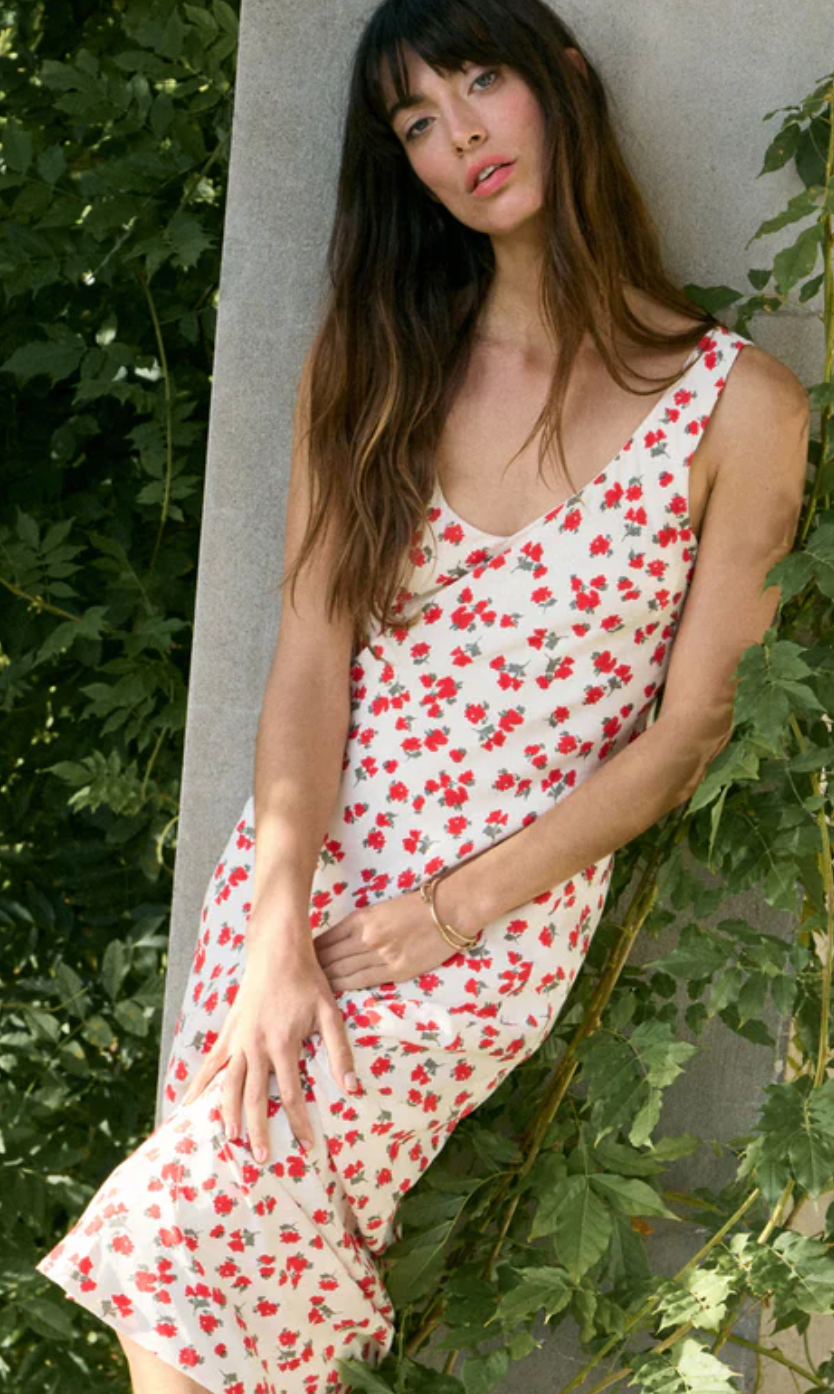 Hana La Rosa Ditsy Maxi Dress