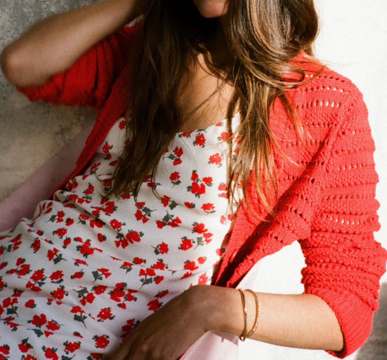 Hana La Rosa Ditsy Maxi Dress