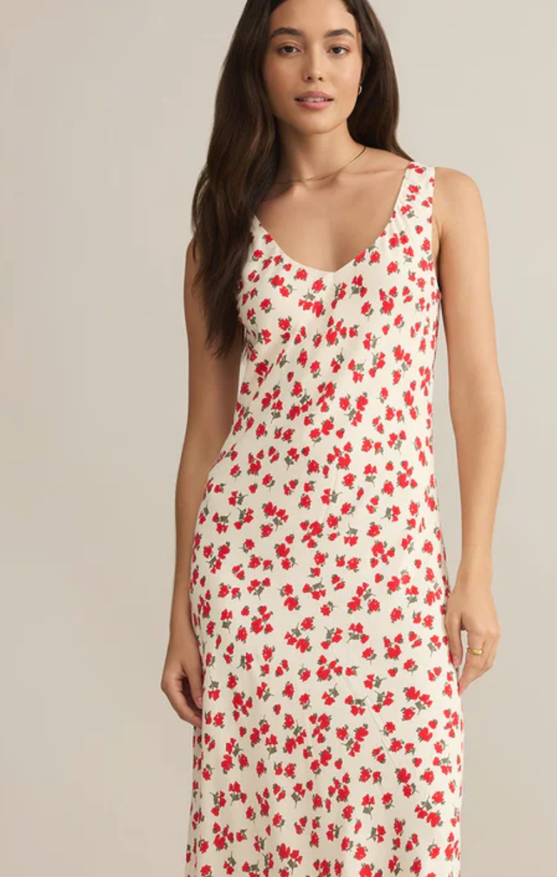 Hana La Rosa Ditsy Maxi Dress