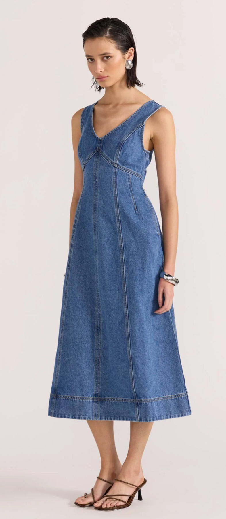 Alden Denim Midi Dress