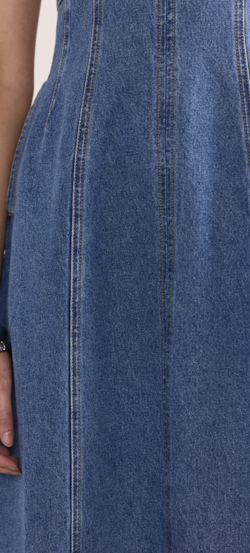 Alden Denim Midi Dress