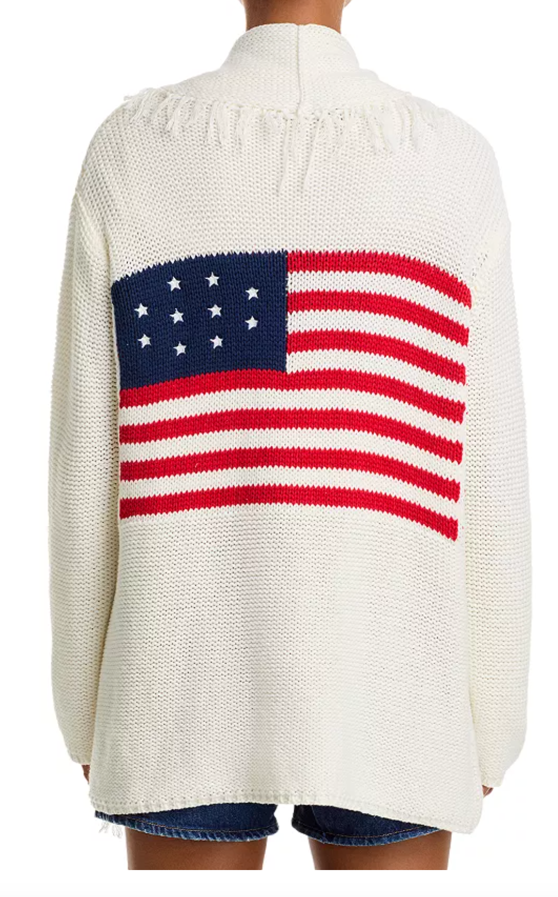 Flag Graphic Cardigan