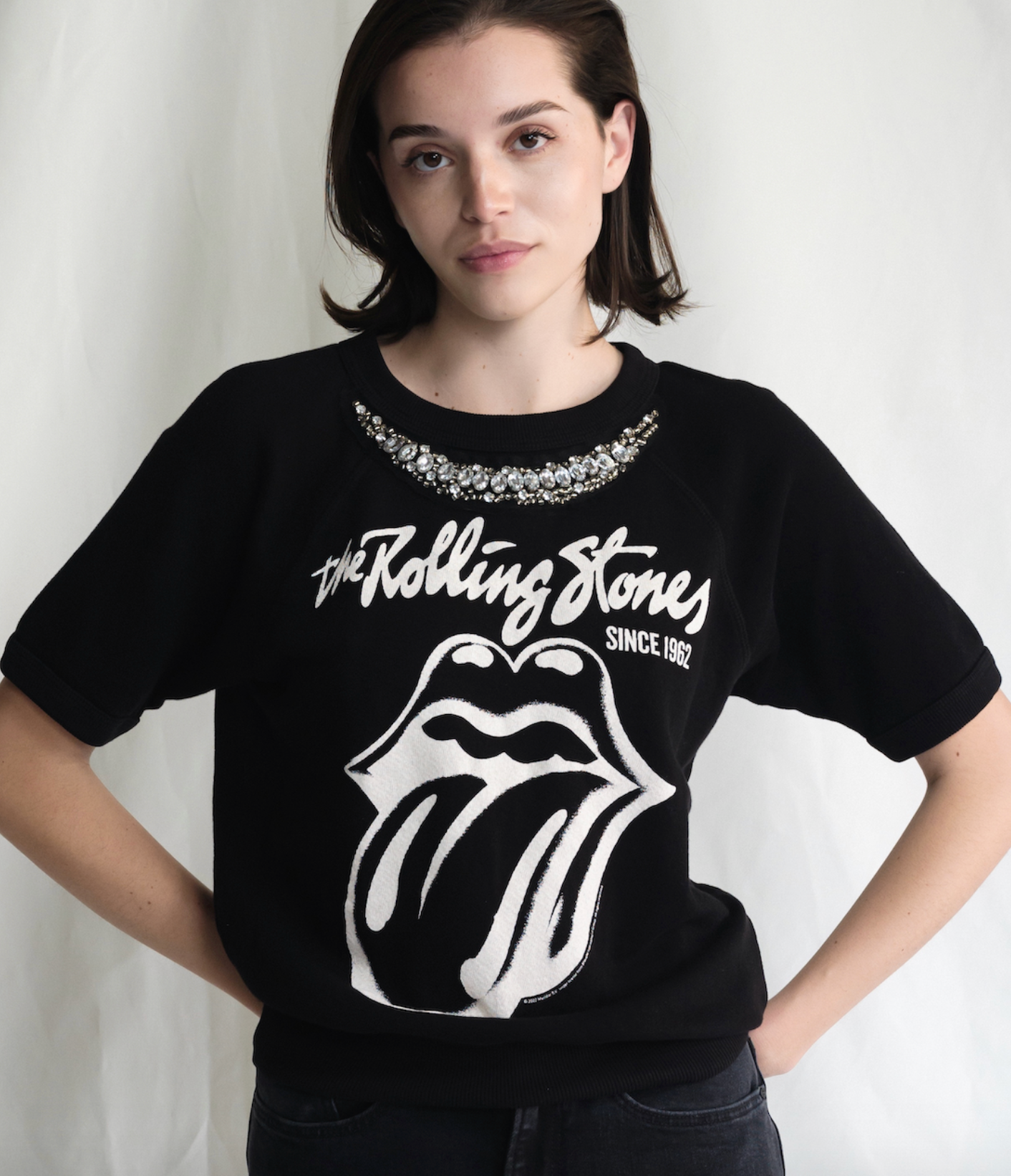 Rolling Stones Bedazzled Raglan