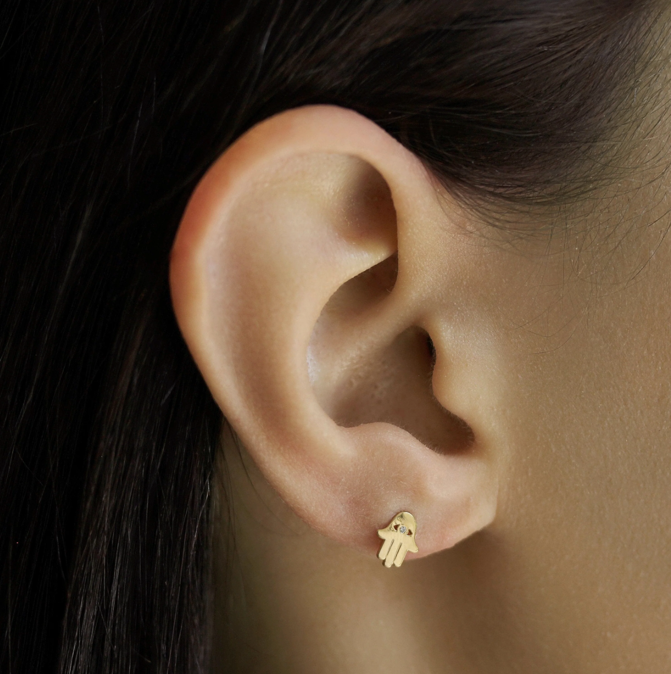 Simple Hamsa Stud