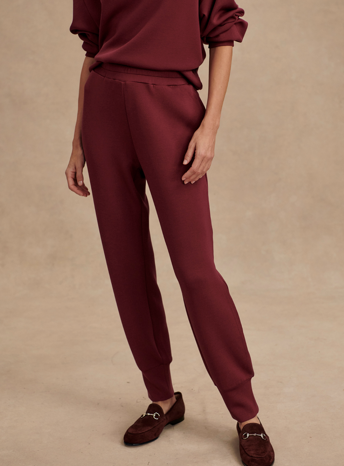 Slim Cuff Pant New Maroon 27.5 inch