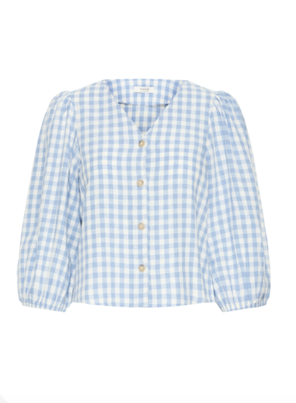 Byfalakka Gingham Puff Shirt