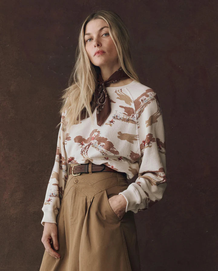 The Slouch Sweatshirt Riding Horses