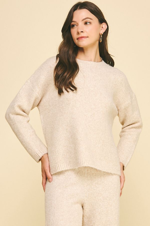 Oatmeal Boyfriend Sweater
