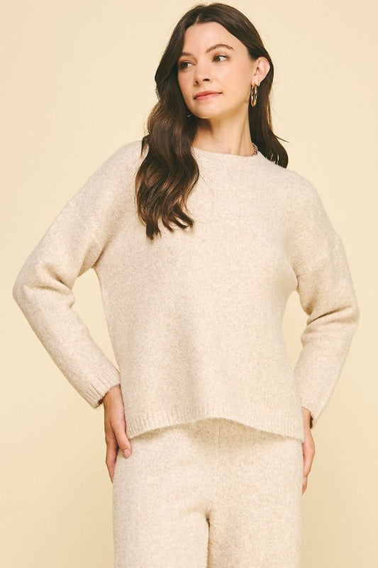 Oatmeal Boyfriend Sweater