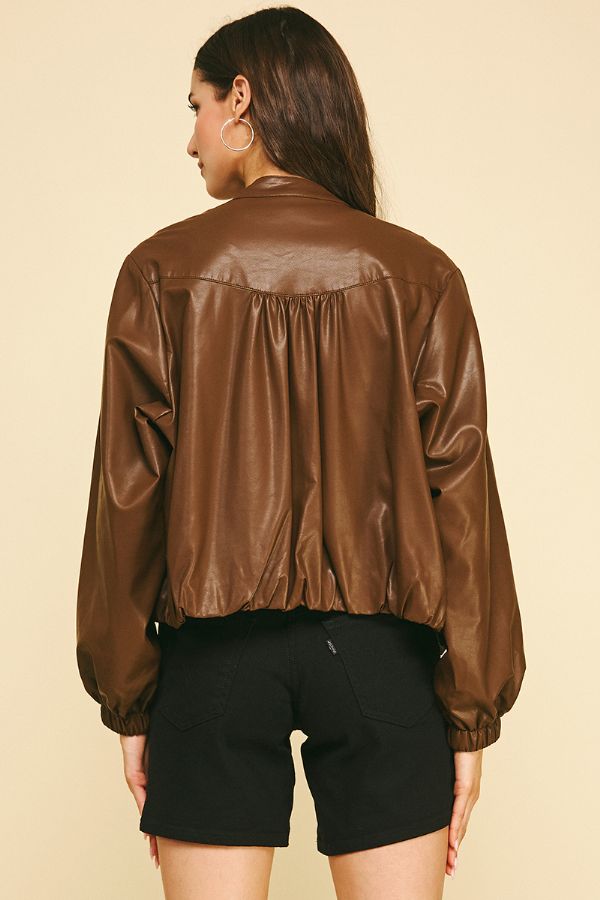 Brown Bubble Jacket
