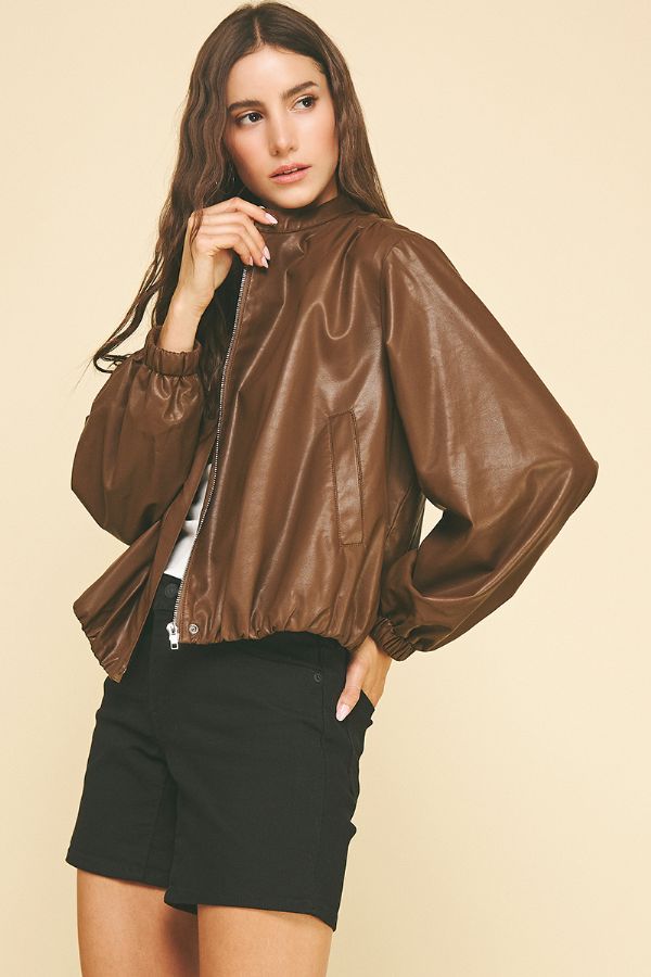 Brown Bubble Jacket