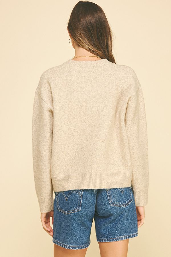 Cowboy Crewneck Sweater Oatmeal